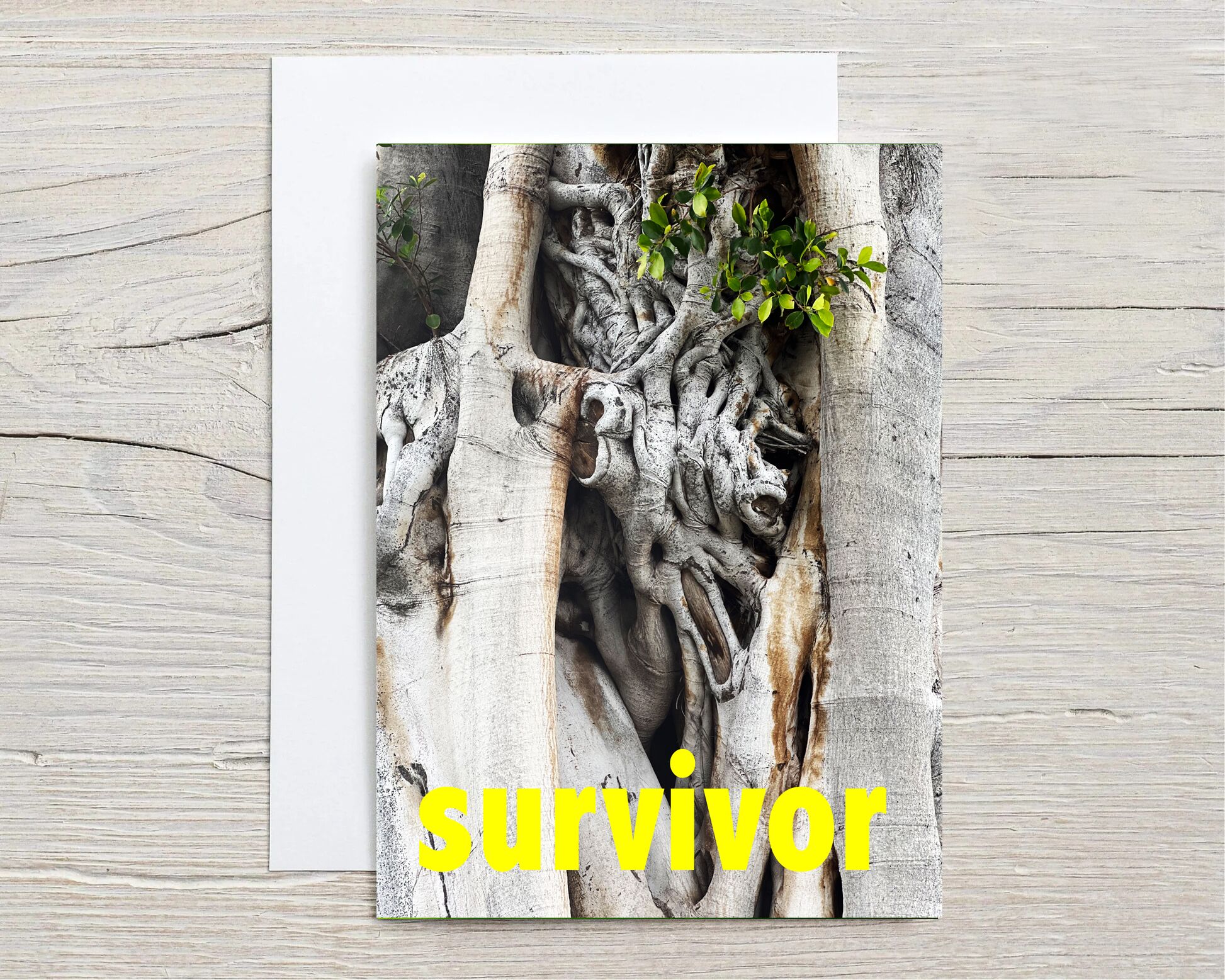Greeting Card SURVIVOR with Envelope